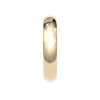 4mm 18ct Yellow Gold Traditional Court Wedding Ring