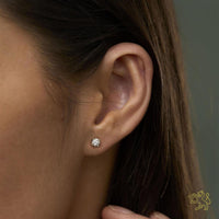 Windsor 0.40ct Diamond Yellow Gold Earrings