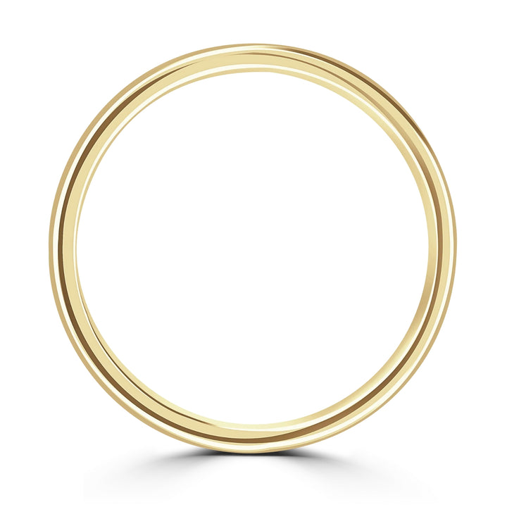 2.5mm Traditional Court 18ct Yellow Gold Wedding Ring by Brown & Newirth