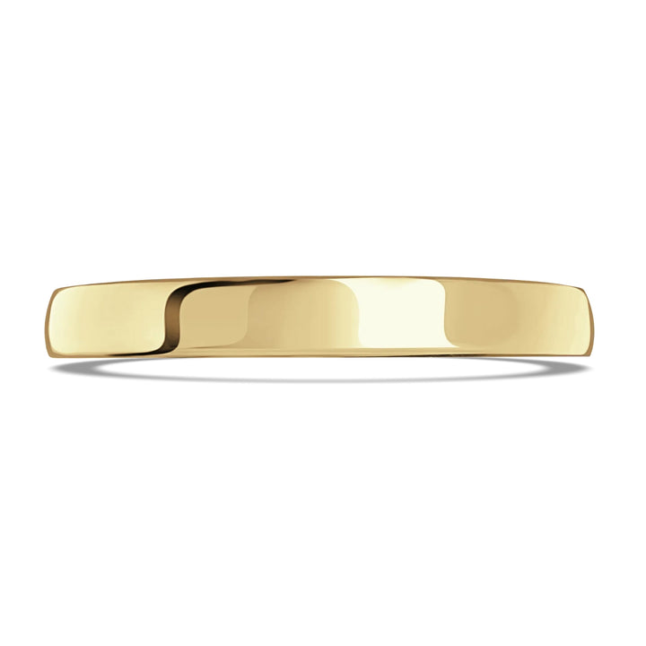 3mm Traditional Court 18ct Yellow Gold Wedding Ring by Brown & Newirth