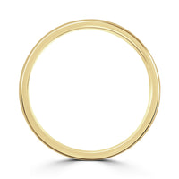 3mm Traditional Court 18ct Yellow Gold Wedding Ring by Brown & Newirth