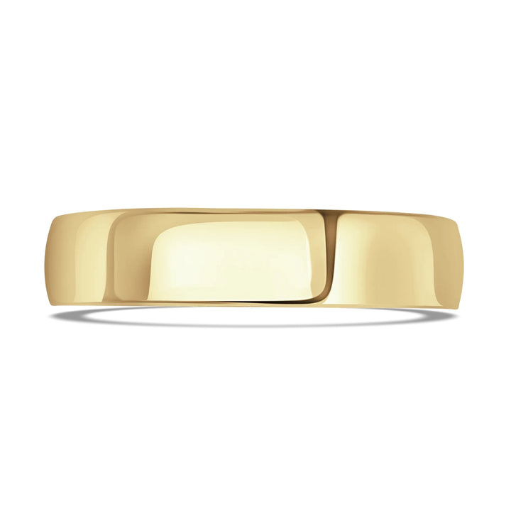 5mm Traditional Court 18ct Yellow Gold Wedding Ring by Brown & Newirth