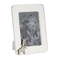 Silver Giraffe Photo Frame