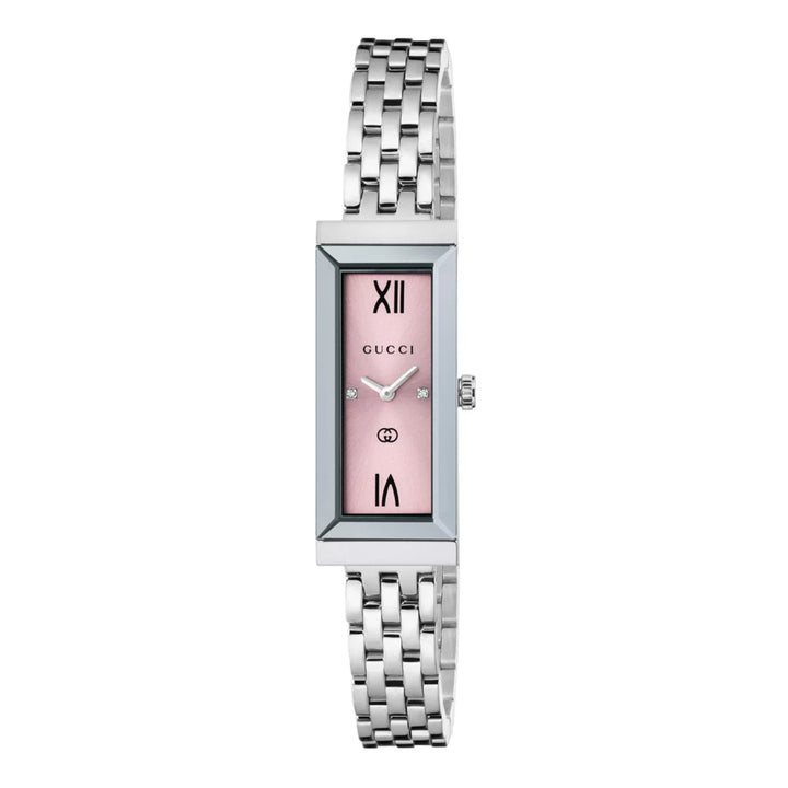 Gucci G-Frame 14 x 34mm Diamond Set Quartz Watch YA127516