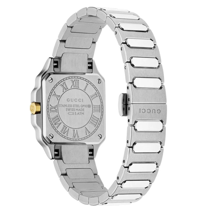 Gucci G-Flat 24mm Diamond Quartz Watch YA166503