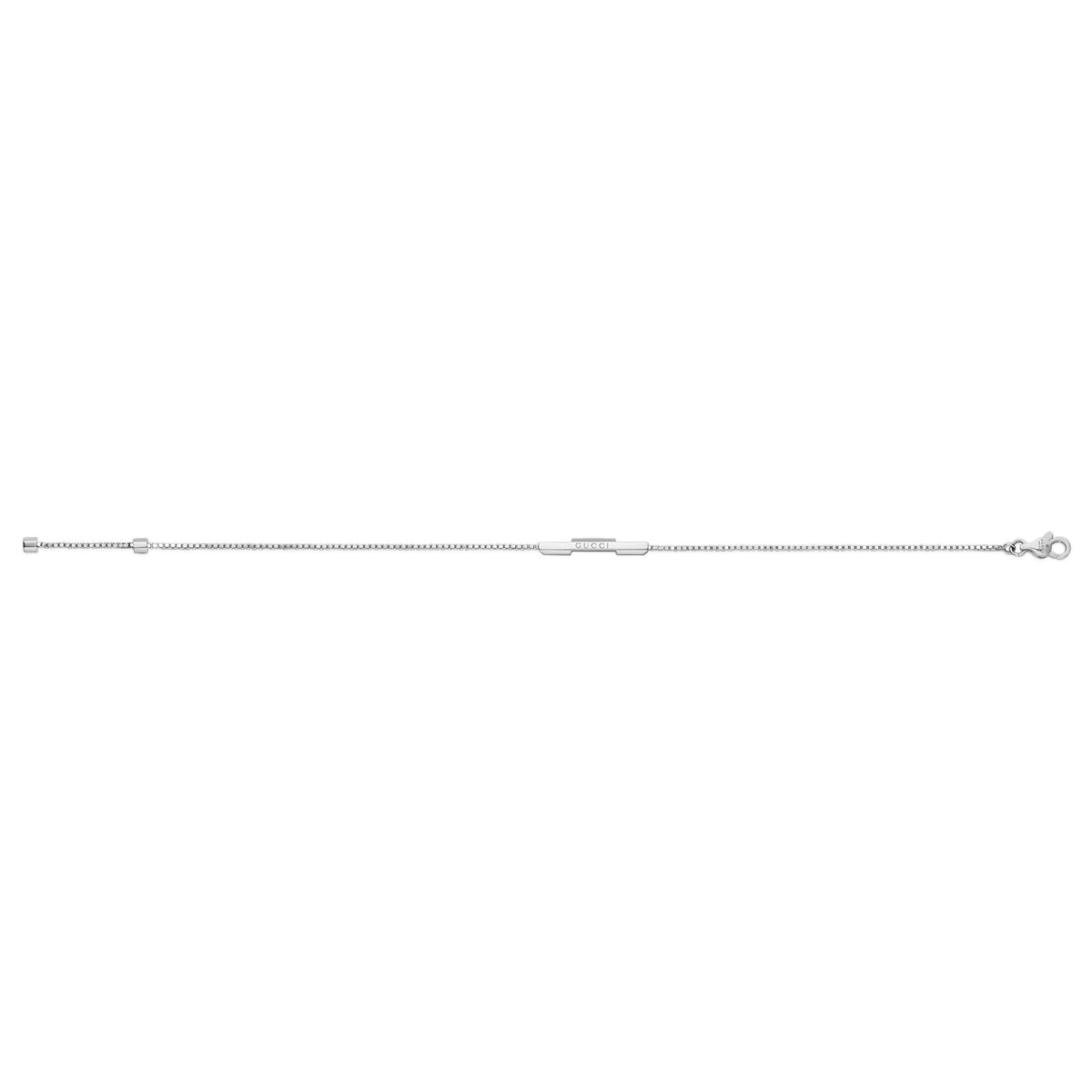 Gucci Link to Love Diamond 18ct White Gold Bracelet - Michael Jones Jeweller