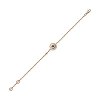 Gucci Interlocking G Mother Of Pearl and Diamond 18ct Rose Gold Bracelet