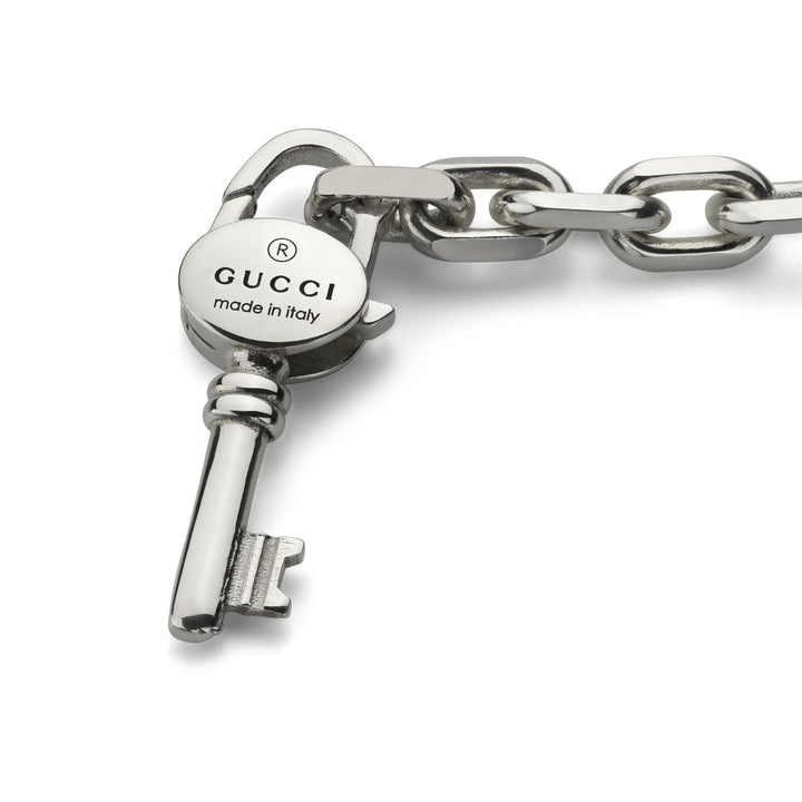 Gucci Trademark Silver Key Bracelet