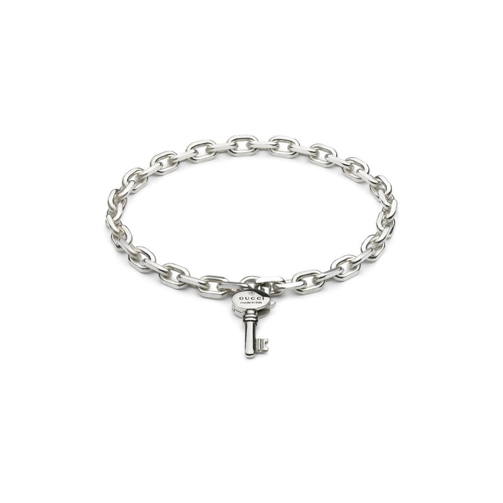 Gucci Trademark Silver Key Bracelet