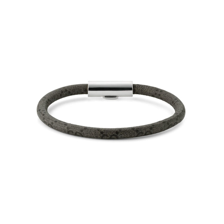 Gucci Trademark Supreme Canvas Silver Bracelet