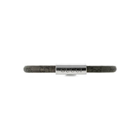Gucci Trademark Supreme Canvas Silver Bracelet