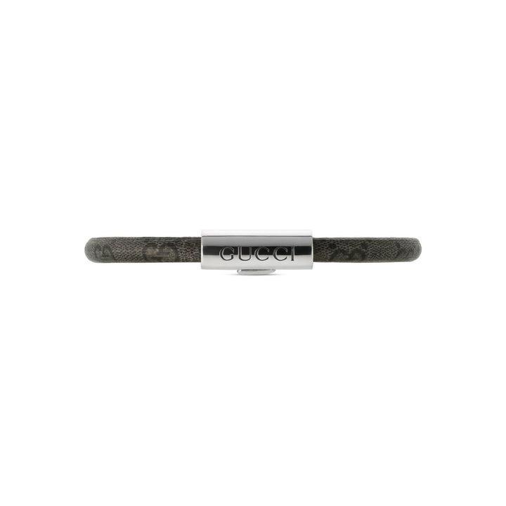 Gucci Trademark Supreme Canvas Silver Bracelet