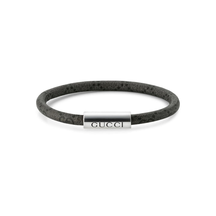 Gucci Trademark Supreme Canvas Silver Bracelet