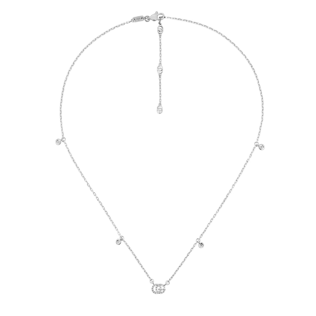 Gucci GG Running 18ct White Gold Necklace - Michael Jones Jeweller
