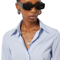 Gucci Trademark Silver Hexagonal Necklace 50-55cm - Michael Jones Jeweller