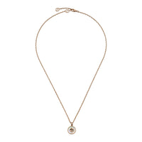 Gucci Interlocking G Mother Of Pearl and Diamond 18ct Rose Gold Necklace
