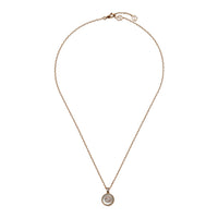Gucci Interlocking G Mother Of Pearl and Diamond 18ct Rose Gold Necklace - Michael Jones Jeweller