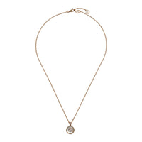 Gucci Interlocking G Mother Of Pearl and Diamond 18ct Rose Gold Necklace