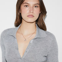 Gucci Interlocking G Mother Of Pearl and Diamond 18ct Rose Gold Necklace
