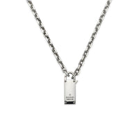 Gucci Trademark Silver Padlock Necklace - Michael Jones Jeweller