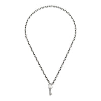 Gucci Trademark Silver Key Necklace