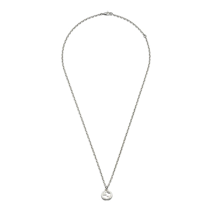 Gucci Interlocking G Silver Necklace 45-50cm