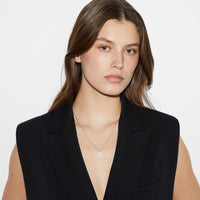 Gucci Interlocking G Silver Necklace 45-50cm