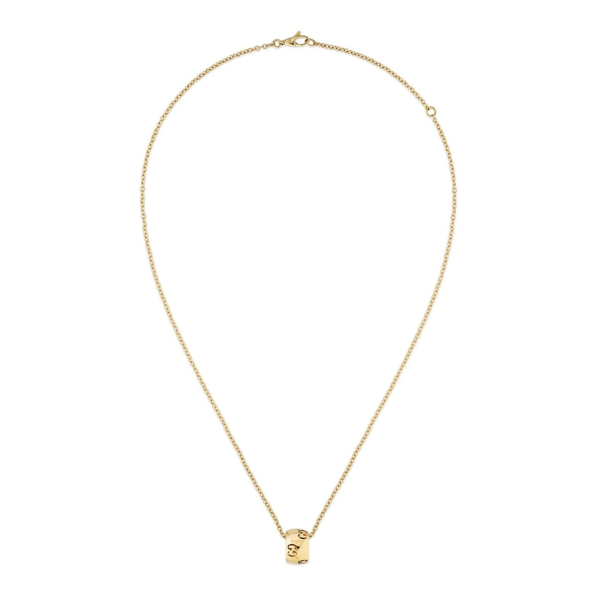 Gucci Icon 18ct Yellow Gold GG Necklace - Michael Jones Jeweller