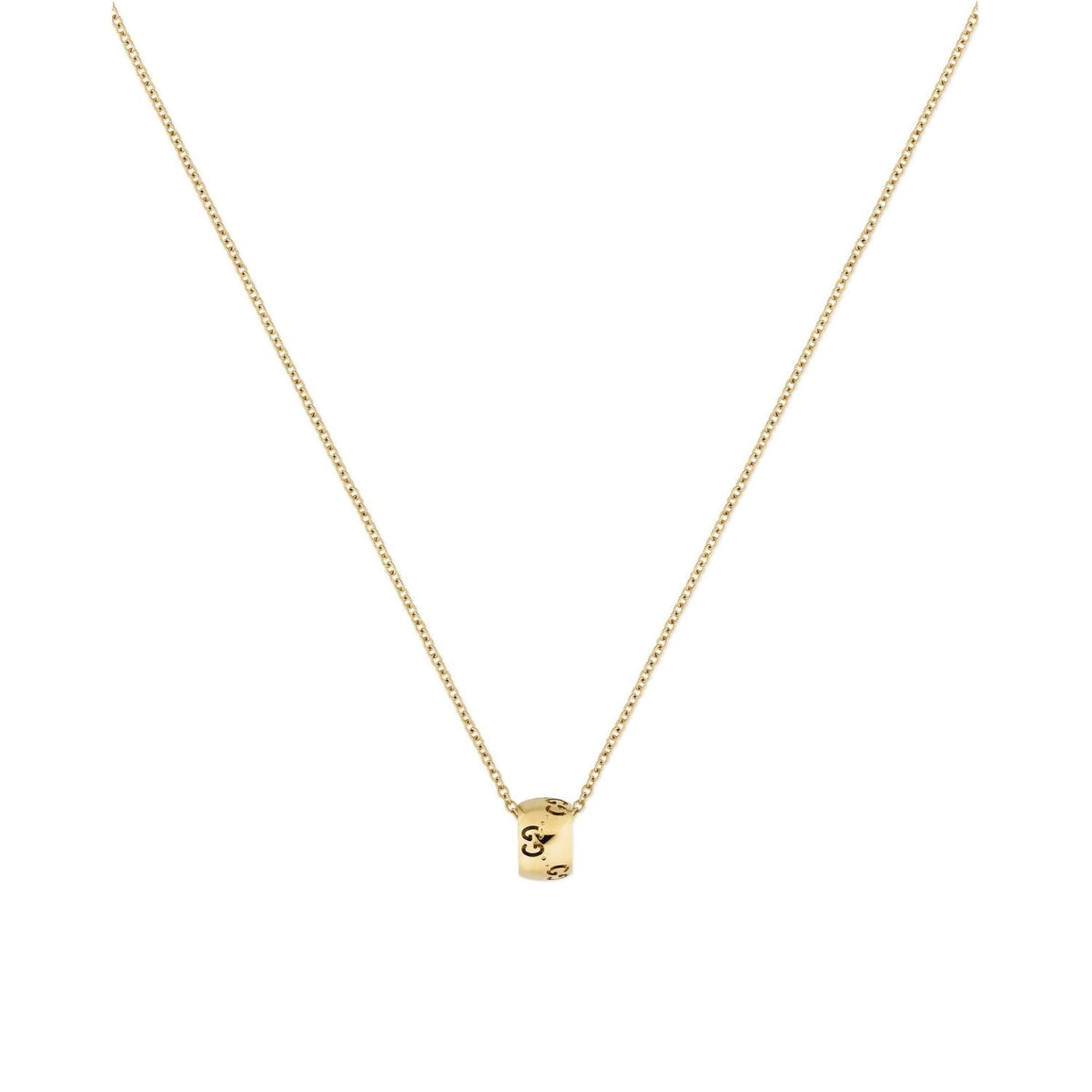 Gucci Icon 18ct Yellow Gold GG Necklace - Michael Jones Jeweller