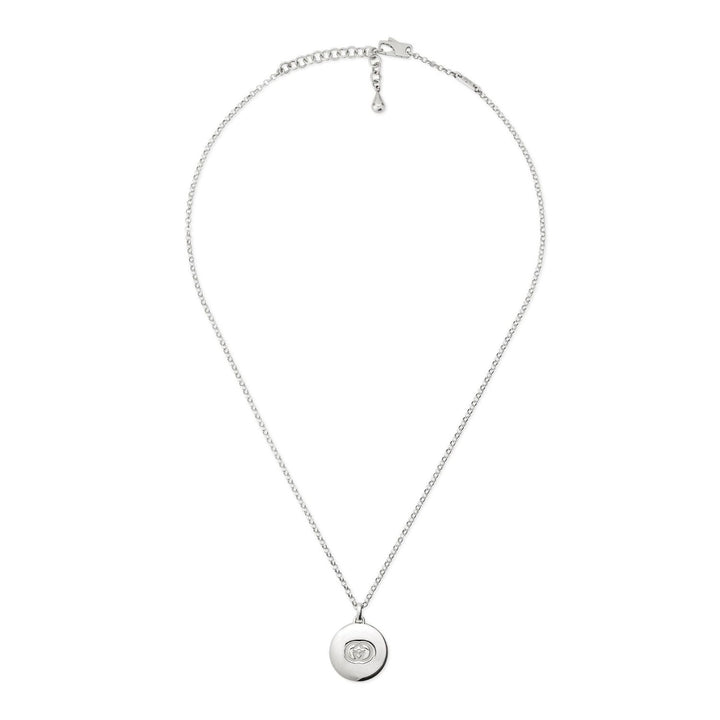 Gucci Blind For Love 50cm Silver Necklace