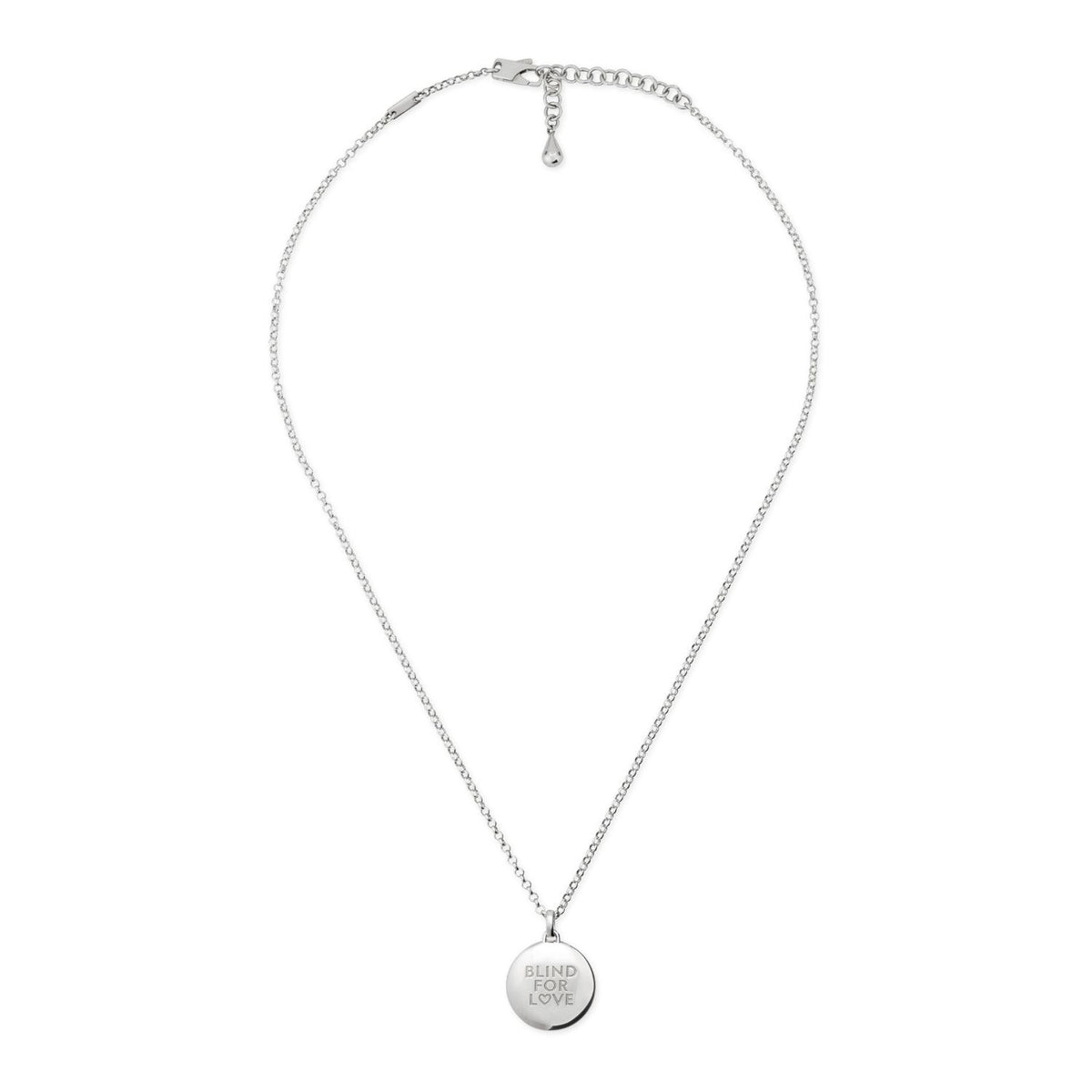 Gucci Blind For Love 50cm Silver Necklace - Michael Jones Jeweller