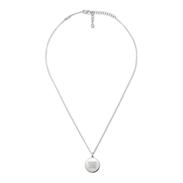 Gucci Blind For Love 50cm Silver Necklace