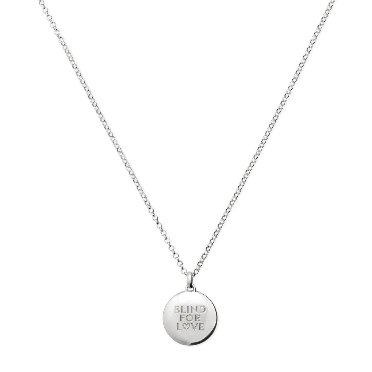 Gucci Blind For Love 50cm Silver Necklace - Michael Jones Jeweller