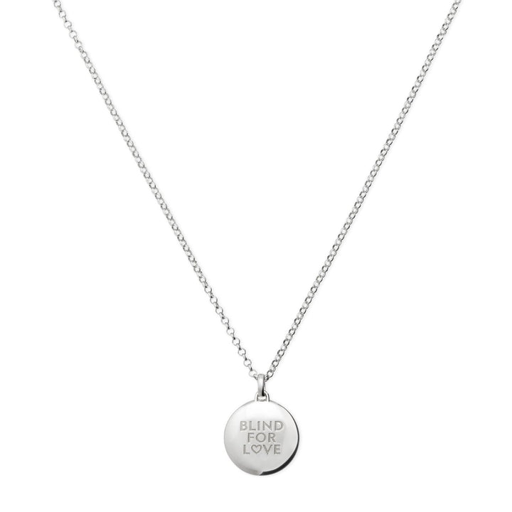 Gucci Blind For Love 50cm Silver Necklace