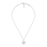 Gucci Blind For Love Silver Heart 50cm Necklace - Michael Jones Jeweller