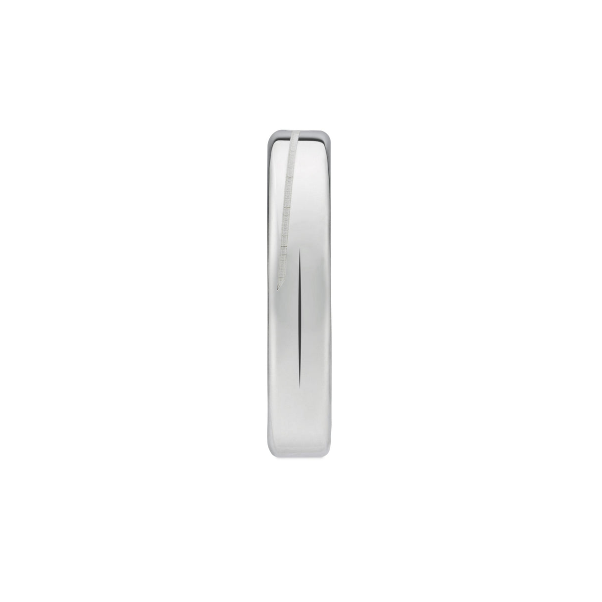 Gucci Interlocking G 4mm Diagonal Silver Ring Size Q-R - Michael Jones Jeweller