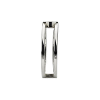 Gucci Interlocking Silver Ring Size S - Michael Jones Jeweller
