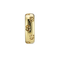Gucci Icon Medium 18ct Yellow Gold GG Ring Size Q - Michael Jones Jeweller