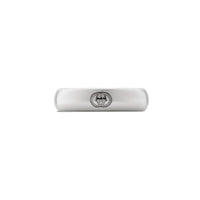 Gucci Blind For Love Silver 5mm Ring Size R