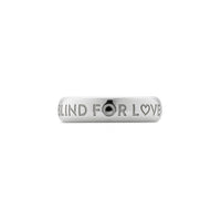 Gucci Blind For Love Silver 5mm Ring Size R - Michael Jones Jeweller