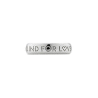 Gucci Blind For Love Silver 5mm Ring Size R