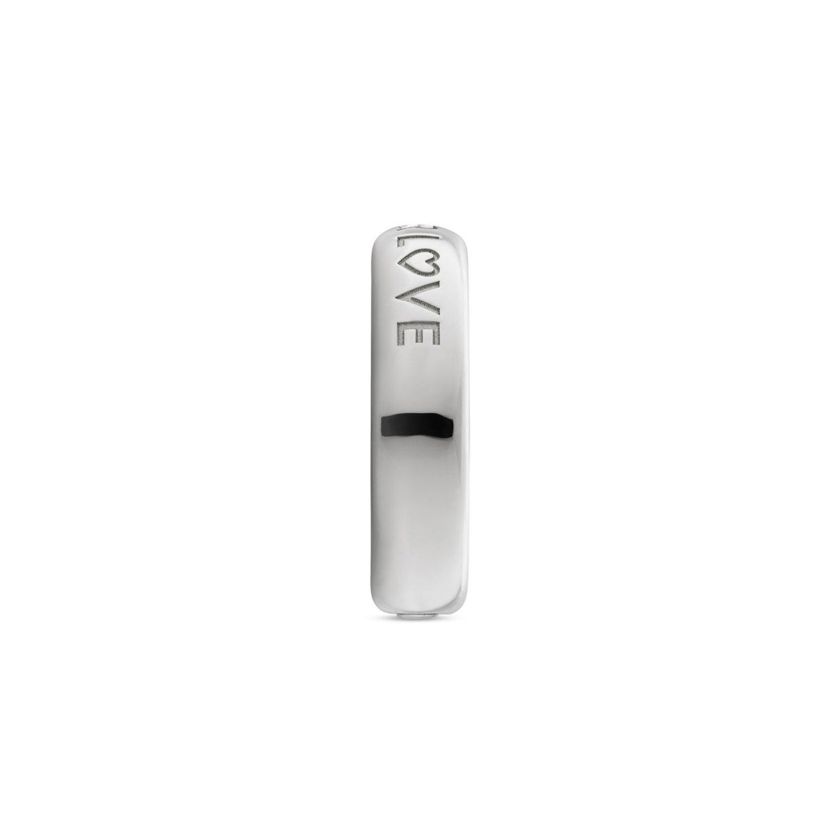 Gucci Blind For Love Silver 5mm Ring Size O-P - Michael Jones Jeweller