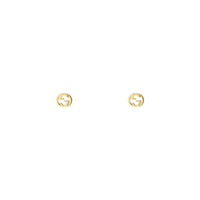 Gucci Interlocking G 18ct Yellow Gold Stud Earrings - Michael Jones Jeweller