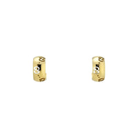 Gucci Icon 18ct Yellow Gold GG Hoop Earrings - Michael Jones Jeweller