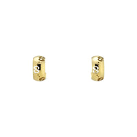 Gucci Icon 18ct Yellow Gold GG Hoop Earrings