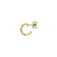 Gucci Icon 18ct Yellow Gold GG Hoop Earrings - Michael Jones Jeweller