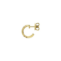 Gucci Icon 18ct Yellow Gold GG Hoop Earrings