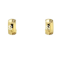 Gucci Icon 18ct Yellow Gold GG Hoop Earrings - Michael Jones Jeweller