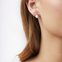 Yoko Classic Akoya Pearl and Diamond 18ct White Gold Earrings