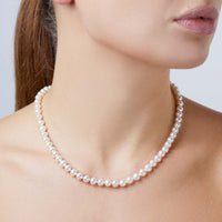 Yoko Classic Freshwater Pearl 18ct White Gold Necklace